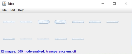 Opening sprites in Edos.