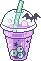 A booberry bubble tea.